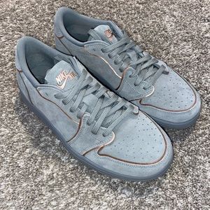 Womens Air Jordan 1 Retro Low NS in color mica green. Size 8. New without box.